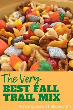 the very best fall trail mix