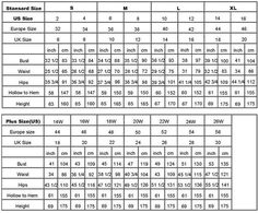 the size chart for women's shoes with measurements and measurementss on each side