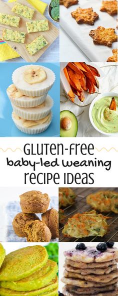 gluten - free baby - led weaning recipe ideas