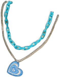 Trendy Blue Heart-shaped Jewelry, Trendy Blue Jewelry With Heart Charm, Casual Blue Jewelry With Heart Beads, Cute Blue Jewelry With Heart Charm, Cute Blue Jewelry With Heart Beads, Trendy Blue Heart Pendant Jewelry, Cute Blue Heart Jewelry, Cute Blue Heart-shaped Jewelry, Trendy Blue Heart Pendant Necklace