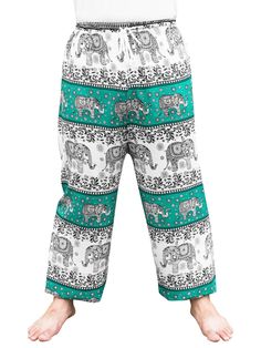 Comfy Elephant Pants: Your New Favorite Boho Style Hippie Pants Hey there, fashion lovers! Looking for the perfect pair of comfy, stylish loose pants that'll take you from yoga class to beach hangouts? Say hello to our ethically handmade elephant pants from Thailand. These aren't just any harem pants or baggy trousers - they're boho pants that are a game-changer for your wardrobe and the planet. What makes these boho Thai pants so special? Eco-friendly fabric: We're talking 100% ORGANIC RAYON (also known as viscose) that actually breaks down. No pesky microplastics here! One-size-fits-awesome: Whether you're rocking curves or straight lines, these genie pants will hug you in all the right places. Ethically made: Skilled artisans in Thailand craft each pair of these festival pants with care Clothes Comfy, Trousers Baggy, Thai Pants, Floral Elephant, Genie Pants, Elephant Pants, Handmade Elephant, Festival Pants, Hippie Pants