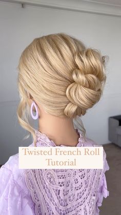 🎉5min Chignon UPDO TUTORIAL!!!😃 👉QUICK & EASY, …..are you ready!!!!!! ✨✨ ▶️ Press play!!! . . 🌟WHO IS GOING TO GIVE THIS ONE A GO???? Tag… | Instagram Kate Middleton Updo Tutorial, Simple Elegant Updos For Long Hair, Easy Updos For Medium Hair Videos, Easy Romantic Updo, Quick Easy Updos For Long Hair, Easy Updos For Long Hair Formal, Vintage Updo Tutorial, Chignon Updo Tutorial, Hair Up Dos Easy