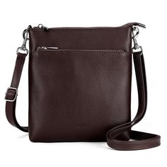 PRICES MAY VARY. befen Small Leather Crossbody Purse: Slender silhouette for effortless elegance on the go, it's made with soft real cow leather. Its multi-pockets keeps your essentials organized easily, making it become a must-have small bags for travel and daily use Genuine Pebble Leather: Crafted from luxurious full grain leather which is durable, scratch-resistant, soft and supple to touch, this crossbody bag with metal hardware can withstand the rigors of daily use and remains beautiful for Large Crossbody Bags, Purses For Women, Small Crossbody Purse, Cross Body Bags, Women Travel, Leather Crossbody Purse, Small Crossbody Bag, Small Purse, Small Crossbody