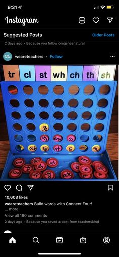 an image of a game that is being played on the phone with words in it