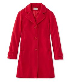 Classic Lambswool Polo Coat, Three-Quarter Polo Coat, Wool Winter Coat, Womens Jackets Casual, Wool Winter, Outdoor Apparel, L L Bean, Casual Jacket, Outerwear Women, Three Quarter