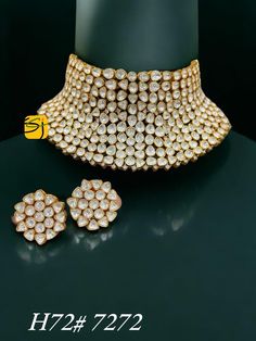 Heavy Sabyasachi choker, Victorian choker set, Uncut Polki choker, Sabyasachi jewelry, Punjabi jewelry, Indian Bridal, Pakistani, Desi Making time 1 week  This product is handmade & hence the product can be non-uniform & vary in color & texture. If u are looking like a Princesses in your Wedding then go with this Grand Necklace   Fashion Empire gives you new look, Made of high quality material(s).  This is very Designer Necklace Set, Its A Choice Of Many Bollywood Celebrities.  Trust me, it is more Beautiful in Real another the Picture  This beautiful Set which is light in weight. The stones used are of high quality and the alloy used is led free. Designed By Master Craftsmen. Based On Indian beautiful Jewelry with a touch of the a contemporary art. Earrings Post Back Wire Is Very Thin, So Sabyasachi Jewellery, American Diamond Jewellery, American Diamond, Traditional Jewelry, Indian Bridal, Chain Styles, Necklace Designs, Desi, Deodorant