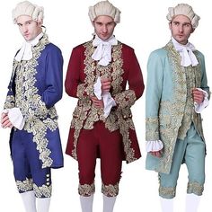 Season:All Seasons; Gender:Men's; What's in the box:Sleeves,Collar,Pants,Coat; Types:Outfits; Holiday:Carnival,Halloween; Style:Victorian,Baroque,Rococo; Occasion:Masquerade,Party,Performance; Material:Polyester; Age Group:Adults'; Listing Date:09/13/2023; Clothing Length:null; Bust:null; Shoulder Width:null; Sleeve Length:null; Waist:null Male Victorian Clothing, Spain National Costume, Victorian Brothel, Victorian Outfit Men, Aesthetic Fashion Men, Victorian Outfits, Marie Antoinette Costume, Coat Types, Victorian Men