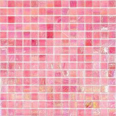 Pearly Swirled Pink Glossy Squares Glass Pool Tile Purple Tile, Glass Pool Tile, Punch Pink, Pretty Tiles, Glass Pool, Pink Tiles, Pool Tile, Glass Mosaic Tiles, Tile Samples