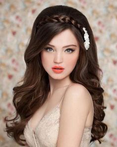 PouPeE Make Up Sposa, 2015 Hairstyles, Hairstyles For Long Hair, Formal Hairstyles, Short Curly Hair