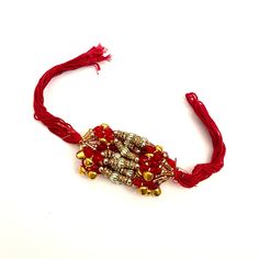 Ganey/Ganaa/Ganne/Indian Wedding Bride/Groom Bracelet/Mayoon Maiyan/Sangeet/Mehndi/Mauli Moli Piti Vatna Religious Wrist Red Thread (12Pcs) Festive Adjustable Tikka For Puja, Adjustable Tikka For Festive Occasions, Motif Bracelets For Diwali Gift, Diwali Gift Bracelets With Motifs, Red Tikka For Navratri, Traditional Red Tikka For Diwali, Red Tikka With Latkans For Festive Occasions, Red Traditional Tikka For Diwali, Traditional Red Tikka As Gift