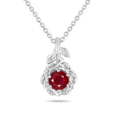 "HERE IS MY NEW MODEL  RUBY ROSE FLOWER SOLITAIRE UNQUIE PENDANT NECKLACE !! 14K White Gold Or Black Gold Vintage Style Fine Black Polish Pendant !! Comes With 16\" OR 18\" or 20* Inch Chain !! With New Style Lobster Lock !! CENTER Shape - Round   Cut - Very Good   Color - Red Clarity - AA   Carat - 1.02ct   Measurement - 6.10mm Total 1.02 Carat !! Very Sweet Red Color And Clean Ruby !! AVAILABLE MATCHING EARRINGS AND MATCHING RING COMES WITH $4,600.00 CERTIFIED APPRAISAL !! HANDCRAFTED IN THE USA  TEL: (212) 398-7002 CELL: (201) 315-5997 Why you should buy from Garo Celik Thank you for taking the time to view my Etsy listings! All items are painstakingly handcrafted by me at my shop; located right at the heart of the New York City diamond district. The unparalleled jewelry designs I fashi Elegant Formal Jewelry With Rose Details, Luxury Rose Design Jewelry For Anniversary, Elegant Formal Jewelry With Roses, Fine Jewelry With Rose Design For Anniversary, Luxury Rose-colored Jewelry For Anniversary, Luxury Rose Jewelry For Anniversary, White Gold Rose Design Jewelry For Anniversary, White Gold Jewelry With Rose Design For Anniversary, Round Rose Jewelry For Anniversary