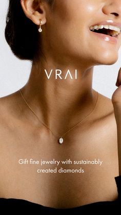 Discover the perfect gift to give or receive this holiday. Shop our collection of earrings, bracelets, necklaces, and rings – customizable by gold finish and diamond shape and size. Made with sustainably created diamonds direct from our producer, the first to be certified with zero carbon footprint. Diamonds Direct, Solitaire Diamond Pendant, Solitaire Pendant Necklace, Solitaire Pendant, Diamond Set, Carbon Footprint, Diamond Shape, Diamond Pendant, Gold Finish