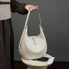 Free U.S. shipping. Style: Classic, Commuting , color:White, suite for season：Spring, Summer, Autumn, Winter ，Anniversary, Dancing Club, Date, Hanging out, Material Genuine Leather, Off-White Genuine Leather Half-Moon Large Shoulder Bags Versatile White Leather Bucket Bag, White Bucket Shoulder Bag With Leather Handles, White Soft Leather Bucket Shoulder Bag, Cream Leather Bucket Bag For On-the-go, White Leather Bucket Bag For On-the-go, Large Shoulder Bags, Bra Set, Mini Shoulder Bag, Tote Bag Leather