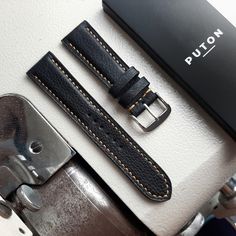 Handmade leather watch strap 16mm, 17mm, 18mm, 19mm, 20mm, 21mm, 22mm, 23mm, 24mm Designed to give your watch a classic and elegant look. Made from cowhide leather and lined with soft goatskin leather to create a strap that is supple and durable  Each straps is made with true craftsmanship as we use the best in class materials and traditional leather crafting techniques to create a strap that is unique to the market. Details : Upper Material : Cowhide leather  Lining : Goatskin leather (soft and supple, comfortable to wear) Edge : burnished and hand-painted edge for a smooth, clean and durable fnish Size : as requested Thickness : Padded 4 - 2.7 mm  Include standard buckle and springbar Strap length reommendation 140 - 150 mm = 105/65 mm 150 - 160 mm = 110/70 mm 160 - 170 mm = 115/75 mm 17 Adjustable Leather Watch Bands For Business, Classic Leather Watch Bands For Everyday, Classic Leather Strap Watch Bands For Everyday Use, Everyday Black Leather Bracelet, Classic Leather Watch Bands For Business, Black Leather Bracelet For Everyday Use, Adjustable Leather Watch Bands With Black Band, Black Watch Accessories With Waxed Finish, Classic Black Leather Bracelet For Business