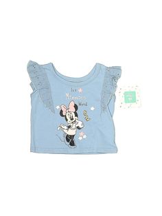 Disney Baby Short Sleeve T Shirt Size: 12 Month Tops - new. 60% COTTON, 40% POLYESTER | Disney Baby Short Sleeve T-Shirt: Blue Tops - Size 12 Month Baby Shorts, Baby Disney, Short Sleeve T Shirt, Girl Top, Blue Shorts, Baby Blue, 12 Months, Short Sleeves Tops, Women Handbags