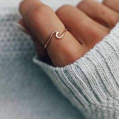 Sea Wave Ring | eBay Vsco Essentials, Sea Wave, Diamond Choker, Wave Ring, Vsco Girl, Cute Rings, Ring Collections, Pandora Jewelry, Real People