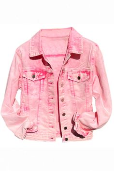 Bright Pink Washed Jacket-Top-privityboutique.com-Privity Boutique, Women’s Fashion Boutique in Mesa, Arizona Trendy Cotton Spring Outerwear, Trendy Denim Jacket With Lapel Collar For Winter, Trendy Winter Denim Jacket With Lapel Collar, Casual Denim Jacket With Lapel Collar For Fall, Winter Casual Denim Jacket With Lapel Collar, Casual Denim Jacket With Lapel Collar For Winter, Casual Hooded Fall Blazer, Spring Cotton Outerwear With Pockets, Spring Outerwear With Button Closure And Lapel Collar