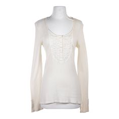 Brand :Lucky Size : Med Material : (100% Cotton) Condition : Like - New Condition Description: This Item Is In Excellent Condition. You Might Mistake It For Brand New! Color : White Meausurements (In Inches) : Chest : 16 Sleeve : 28 Length : 26 Sku : 973815063 Cream Cotton Tops For Layering, Cream Cotton Top For Daywear, Casual Cream Tops For Layering, Elegant Cream Tops For Everyday, Cream Tops For Fall Daywear, Elegant Cream Cotton Tops, Lucky Brand, White Color, New Color