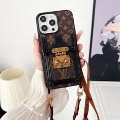 Case compatible with All iPhone Series Max Black, Brown Crossbody, Multi Pattern, Iphone Screen, Lv Monogram, Pro Black, Everyday Accessories, Face Down, Buy One Get One