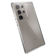 the back view of an ultra clear case for the samsung note 20 lite, on a white background