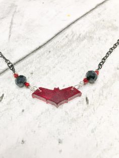 Bff Necklaces, Inspired Necklace, Red Beads, Jason Todd, Bottle Necklace, Red Hood, Mystic Topaz, A Character, Ring Photos