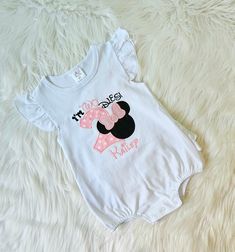 This listing if for a white ruffle romper with "I'm Twodles" birthday shirt with a name embroidered. Your child will look so adorable wearing this Minnoe shirt on their birthday. I can also change material or thread color. If there is a certain color theme you need message me.  In the notes section give me the name you would like on the shirt. Thanks for stopping by my shop!! Cute White Onesie For Birthday, Playful White Onesie For Birthday, Family Matching Cotton Onesie For Birthday, Casual White Onesie For Birthday, Fun Short Sleeve Onesie For Birthday, Cotton Cute Onesie For Birthday, Cute Cotton Onesie For Birthday, Personalized White Summer Tops, Personalized White Tops For Playtime