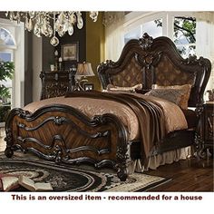 this is an oversize bed - recommended for a house