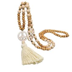 Gender:Women's; Quantity:1PC; Theme:Peace Sign; Shape:Irregular,Geometric,Round; Style:Boho,Ethnic,Luxury,Unique Design,Classic; Jewelry Type:Beaded Necklace,Pendant Necklace,Bead Necklace,Long Necklace,Necklace; Occasion:Beach,Festival,Birthday Party,Street,Prom; Material:Crystal,Stone,Wooden; Length of Necklace:86; Design:Handmade; Features:Wearable; Product Dimensions:0.0000.0000.000; Shipping Weight:0.050; Package Dimensions:13.0008.0002.000; Net Weight:0.041; Listing Date:09/06/2020; Specia Cheap Trendy Jewelry, Beautiful Beaded Necklaces, Cheap Necklaces, Wood Bead Necklace, Chic Necklace, Boho Pendant, Beaded Statement Necklace, Spiritual Jewelry, Necklace Online