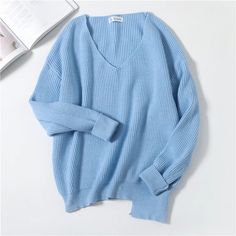 FREE SHIPPING Women's Sweaters V-Neck Minimalist Knitted Tops JKP3297 Spring V-neck Soft Knit Stretch Sweater, Casual Solid Stretch V-neck Sweater, Casual Solid Color V-neck Sweater For Winter, Casual Fine Knit V-neck Sweater For Winter, Trendy Cotton V-neck Sweater For Winter, Fine Knit Casual V-neck Sweater, Solid Stretch V-neck Sweater Casual, Trendy Blue V-neck Sweater For Winter, Casual Solid Color V-neck Sweater For Work