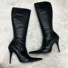 Reposhing This Item I Purchased From @Lashoes. Loved It, But Ready To Rotate For Something New. Fits Us 6 Questions? Leave A Comment Below! Vintage Bratz, Italian Boots, Boots Leather, Stiletto Heel, Shoes Heels Boots, Y2k Vintage, Something New, Shoes Women Heels, Leather Boots