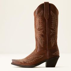 Round Up Collins Western Boot | Ariat Western Leather Boots For Summer, Leather Boots For Summer Rodeo, Casual Snip Toe Boots For Western-themed Events, Summer Leather Boots For Rodeo, Summer Rodeo Leather Boots, Casual Summer Ranch Boots, Casual Leather Boots For Western-themed Events, Round Toe Boots For Fall Country Concerts, Fall Boots For Country Concerts With Round Toe