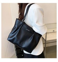 Material: PU Texture: Soft Closed: Zipper Size: 12.6"L x 4.7"W x 10.6"H in; It is enough to hold daily stuffs including cell phones, sunglasses, wallet, key etc. Strap length: 21.7 inches Casual Shoulder Bag With Zipper Closure For Office, Trendy Solid Color Shoulder Bag With Zipper Pocket, Trendy Office Bags With Zipper Pocket, Trendy Office Bag With Zipper Pocket, Gold Tote Bag With Leather Handles, White Large Capacity Faux Leather Bag, White Tote Bag With Chain Strap, Leather Tote Shoulder Bag With Chain, Faux Leather Tote Bag