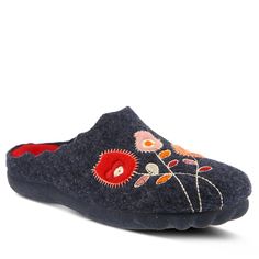 NAVY Shower Sandals, At Home Outfits, Indoor Outdoor Slippers, Shower Shoes, Spring Step Shoes, Wool Cushion, Outdoor Slippers, Wool Slippers, Women's Mules