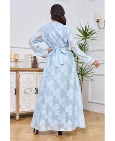 Get 10% off now! Buy light blue floral women muslim fashion dress for party at cheap price online. Free stable shipping and pro custom service since 2009. Blue Long Sleeve Abaya For Party, Light Blue Maxi Dress For Eid, Spring Blue Long Sleeve Abaya, Blue Maxi Length Abaya For Spring, Light Blue Floor-length Dress For Eid, Modest Wedding Abaya For Spring, Eid Floral Print Long Sleeve Abaya, Modest Blue Maxi Dress For Party, Fitted Light Blue Dress For Eid