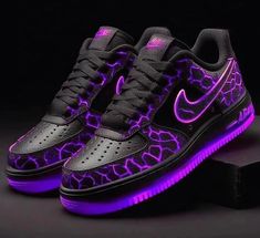 Purple Black Custom Air Force 1 – XX CUSTOM Purple Sneakers With Studded Outsoles For Streetwear, Purple Lace-up Sneakers With Studded Outsoles, Purple Low-top Custom Sneakers With Translucent Outsole, Purple Custom Sneakers With Translucent Outsole For Streetwear, Purple Sneakers With Studded Rubber Outsoles, Purple Custom Sneakers With Translucent Outsole For Sports, Purple Custom Sneakers For Streetwear With Boost Midsole, Purple Custom Sneakers With Boost Midsole For Streetwear, Purple Custom Sneakers For Streetwear With Round Toe