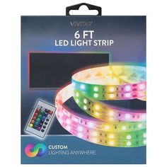 the 5ft led light strip is in its package