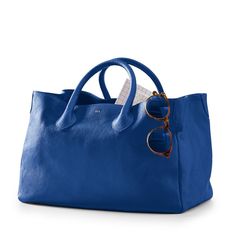 Handcrafted in Italy from gorgeous Italian leather that only gets better with age, the Elisabetta is your forever handbag. Handbag Design, Blue Handbag, Soft Leather Handbags, Suede Handbags, Mark And Graham