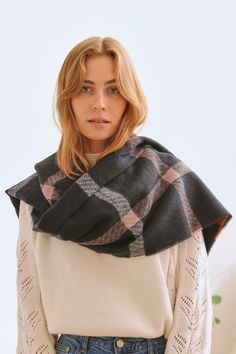 -Plaid Scarf-Multi color-Fringed edges-Can be worn as a blanket scarf/shawl-Warm & fashionableMaterial Composition: 100% Polyester 27.55" x 70.86" Winter Plaid, Cool Graphic Tees, Fashion Inspiration Design, Blanket Scarf, A Blanket, Burgundy Color, Scarf Shawl, Winter Scarf, Lifestyle Brands