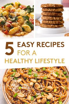 five easy recipes for a healthy life that are delicious, nutritious and tasty