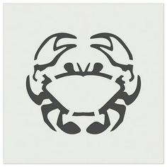 an image of a crab that is in the shape of a circle on a white background