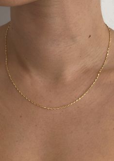 Mariner Chain Necklace - Kinn Delicate Oval Link Cable Chain Jewelry, 14k Gold Oval Link Cable Chain Necklace, Oval Yellow Gold Chain Necklace With Adjustable Chain, Elegant 14k Gold Oval Chain Necklace, Elegant Oval 14k Gold Chain Necklace, Gold Plated Oval Chain Necklace, Timeless Oval Chain Necklace As A Gift, Timeless Oval Chain Necklace Gift, Everyday Cable Chain Necklace With Oval Pendant