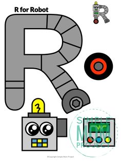 the letter r is for robot