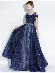 Long, elegant evening dress, blue party dressMaterial:tulleColor:as picture or custom colorNeckline:off shoulderBack details:bandageStyle:elegantDress type:A-line&ltp&gtFeatures:shiny</p>&ltbr/>&ltp&gtCustomized service and Rush order are available.</p>&ltbr/>&ltp&gtThis dress could be custom made, there are no extra cost to do custom size and color.</p>&ltbr/>&ltp&gtPlease leave your phone number for shipping when you order the dress.</p>&ltbr/>&ltp&gt1.If it is a custom color, please note the Off-shoulder Tulle Ball Gown For Banquet, Tulle Evening Dress For Prom Banquet, Tulle Evening Dress For Prom Season Banquet, Off-shoulder Tulle Gown For Formal Occasions, Off-shoulder Ball Gown For Gala And Prom Season, Off-shoulder Evening Dress For Gala And Prom Season, Off-shoulder Ball Gown For Gala During Prom Season, Blue Tulle Prom Evening Dress, Off-shoulder Tulle Ball Gown For Formal Occasions