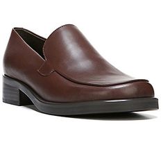 Strike a confident pose in these loafers, which show off a cool and collected minimalist design. From Franco Sarto. Slip-on Loafers For Work, Business Slip-ons With Rubber Sole For Fall, Spring Slip-on Oxfords For Office, Modern Brown Slip-ons For Fall, Spring Office Slip-on Oxfords, Formal Leather Slip-ons For Fall, Slip-on Workwear Flats With Plain Toe, Slip-on Plain Toe Flats For Work, Plain Toe Slip-on Moccasins For Work