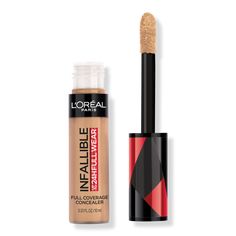 Loreal Concealer, Infallible Concealer, Loreal Infallible, Loreal Paris Infallible, Waterproof Concealer, Concealer Shades, How To Apply Concealer, Full Coverage Concealer, Best Concealer