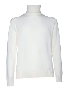 Wool turtleneck, ribbed edgesComposition: 100% WOOL Winter Dress Designing, Winter Dress Design, Turtle Neck White, Dress Designing Ideas, Turtle Neck Sweatshirt, Turtleneck White, White Turtle Neck, Male Sweaters, Outfit Ideas Winter