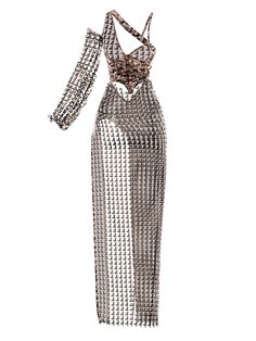 Hollywood Red Carpet Dresses, Hollywood Glam Dress, Rihanna Dress, Old Hollywood Dress, Haute Couture Looks, Hollywood Red Carpet, Chain Dress, Couture Looks, 3d Fashion