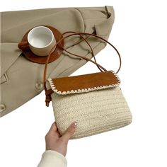 UAKISS - New Braid Square Bags Solid Hasp Versatile Women's Bags on Sale 2024 High Quality Leisure Beach Fashion Shoulder Bags SUMMER Beige Pouch Shoulder Bag For Beach, Trendy Crossbody Shoulder Bag For Vacation, Beige Pouch Bag For Vacation, Casual Crochet Pouch Bag For Vacation, Trendy Pouch Straw Bag For Travel, Trendy Travel Pouch Straw Bag, Trendy Vacation Shoulder Bag With Mobile Phone Bag, Trendy Vacation Shoulder Bag With Phone Bag, Trendy Beach Bag With Mobile Phone Bag For Travel