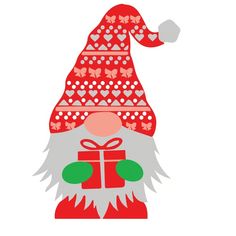 an image of a gnome with a gift