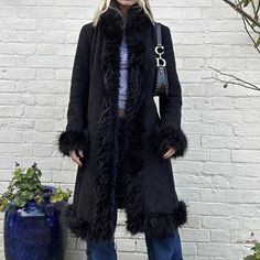 Penny Lane Coat Women Fur Coat Shearling Coat Long Coat Bohemian Mongolian Fur Trench Coat Afghan Coat Wool Coat Vintage 80s Black Jacket - Etsy Women Fur Coat, Afghan Jacket, Fur Trench Coat, Afghan Coat, Black Fur Coat, Long Fur Coat, Mongolian Fur, Penny Lane Coat, Fur Coats Women